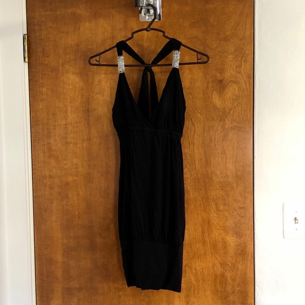 Poetry Black Mini Dress Tunic